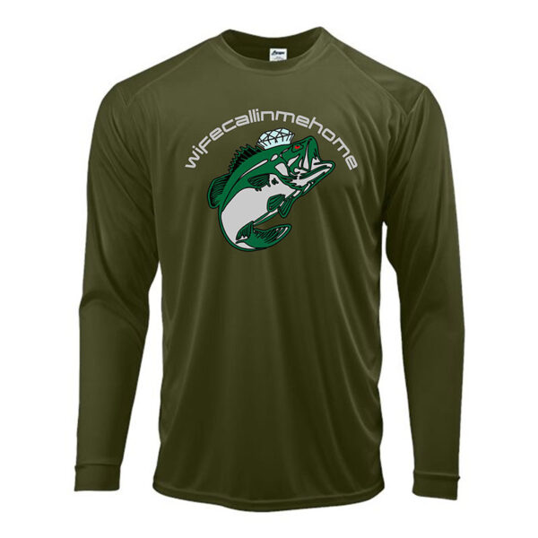 OG WCMH Logo on Olive Green Long sleeve shirt