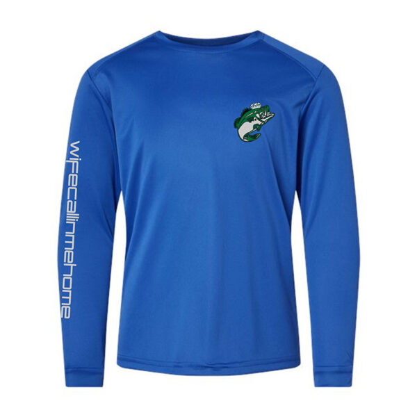 New WCMH Logo on Royal Long sleeve shirt