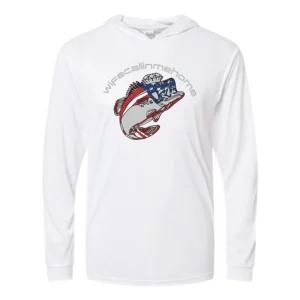 Patriotic Adult Long Sleeve Performance Shirt with Hood
