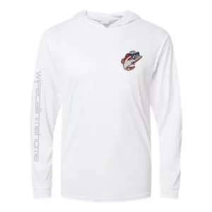 New School Patriotic Adult Long Sleeve Performance Shirt with Hood